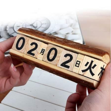 Japan wooden Desk DIY Calendar Desktop To Do List Daily Planner Book Office Desk Supplies Standing School