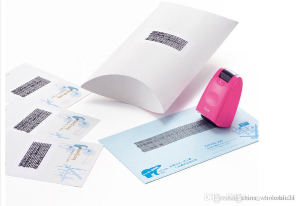 Identity Theft Protection Stamp Seal Roller Stamp Guard Your ID Confidentiality Code Confidential Seal 15mm / 26mm