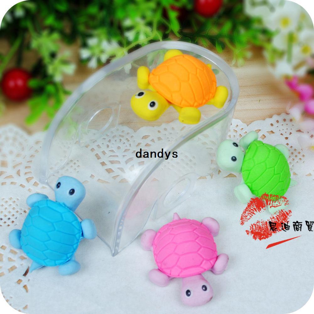 Free Shipping New Cute Creative turtle Style Eraser/Funny Eraser/Office Study Rubber Eraser/37pcs/lot