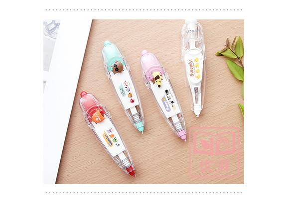 Cute Cartoon Sweet Decorative Correction Tape Fita Cetim Deco Rush Correctora Kawaii School Material Masking Pen