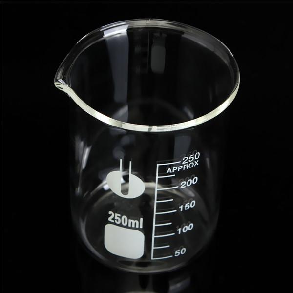 250mL Chemistry Laboratory Beaker Borosilicate Glass Beaker order<$18no track