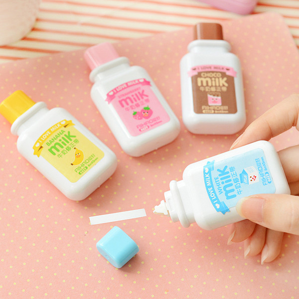 Cute Choco Milk Design Correction Tape Material Escolar Kawaii Kids Student Stationery Gift School Office Supplies Papelaria