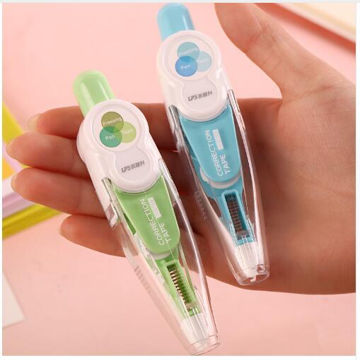 Kawaii Cute Correct Correction Tape Pens Blue Green Korea Kids School Office Supplies Korean Stationery Novelty For Student free shipping