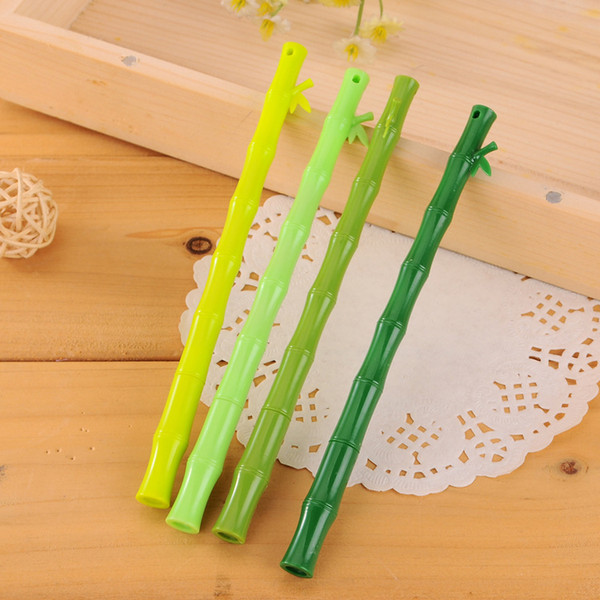 C019 creative stationery fresh green bamboo bamboo gel pen gel pen