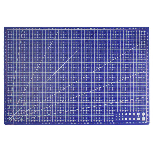 A3 PVC Rectangle Grid Lines Cutting Mat Tool Plastic Craft DIY tools 45cm * 30cm