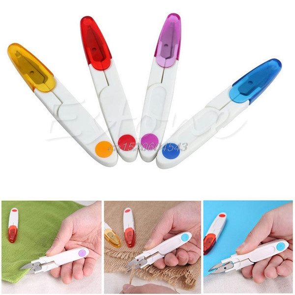 Cross-stitch Embroidery Thread Cutter Scissors Clipper Snips & Safety Cover Kits R02 Drop ship