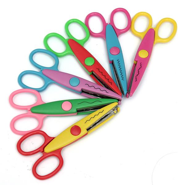 6pcs/set Newest Overvalue Cut Picture Photo Paper Edging Scissors Assorted Design Decorative Stationery order<$18no track