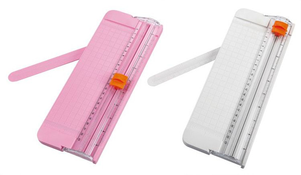 Freeshipping Portable Mini Scrapbooking Paper Trimmer Cutters Guillotine with Pull-out Ruler for Photo Labels Paper Cuttin