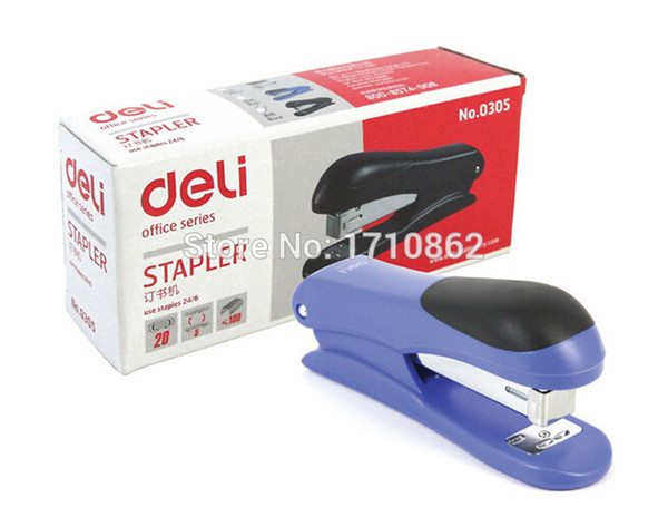 Free shipping 12# staplers pin standard deli 0305 12th effort stapler office supplies