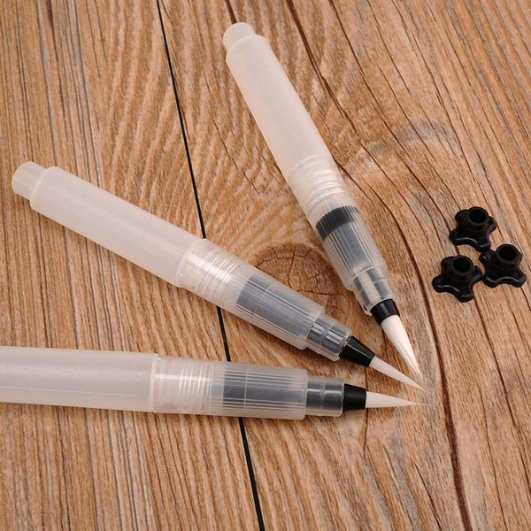 2015 Refillable Pilot Water Brush Ink Pen For Water Color Calligraphy Drawing Painting illustration Free Shipping