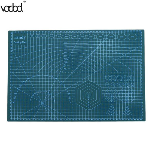 A3 PVC Cutting Mat Pad Patchwork Double Side Self-healing Fabric Leather Paper Craft Non Slip DIY Cut Board Tools