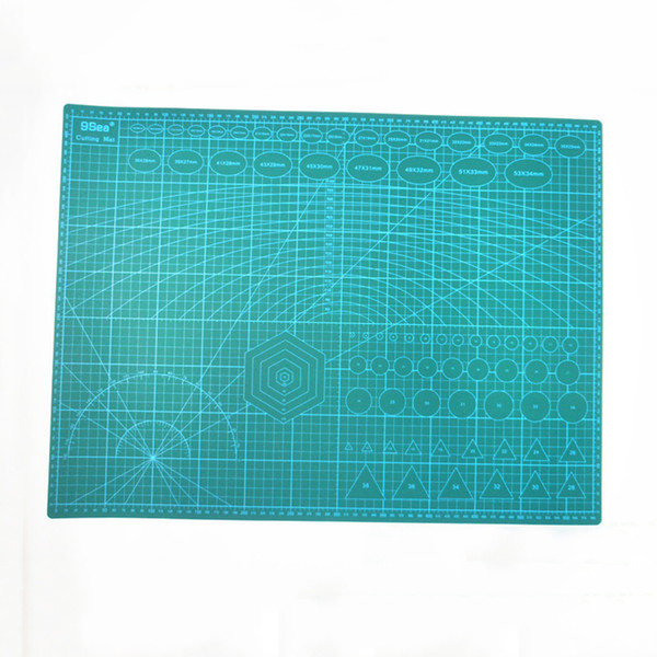 Pvc Rectangle Self Healing Cutting Mat Tool A4 Craft Dark Green 30cm * 22cm WJ-XXWJ101-