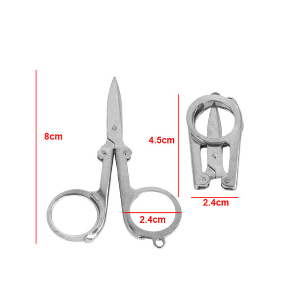 Wholesale-Mini Folding Scissors Travel Pocket Small Cutter Tailor Sewing Crafts Scissors