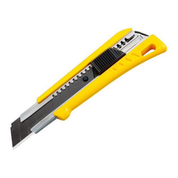 LC620B utility knife Japan large paper cutter wallpaper knife cutting knife automatically lock yellow