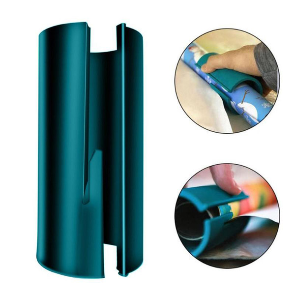 Mini Sliding Wrapping Paper Cutter Rolled Paper Cutting Device Christmas Craft Quick Seconds Wrap Paper Cutting Tools