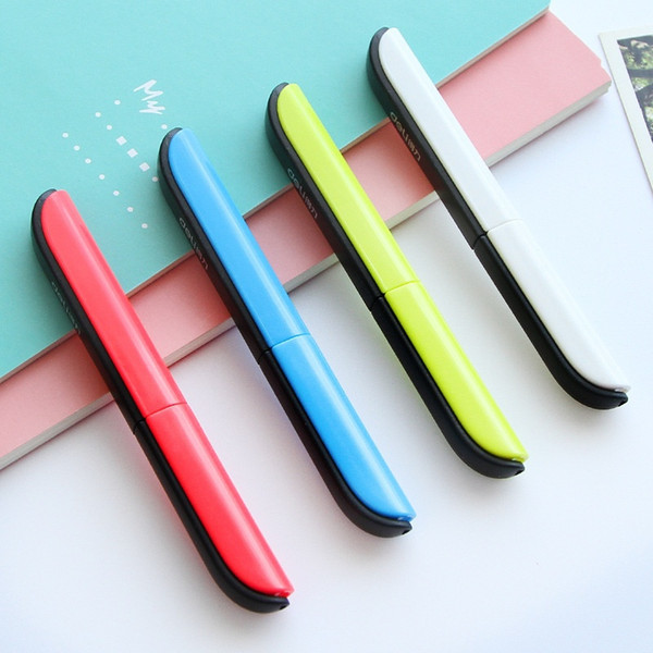 Candy Hidden Creative Pen Design Student Safe Scissors Paper Cutting Art Office School Supply with Cap Kids Stationery DIY Tool