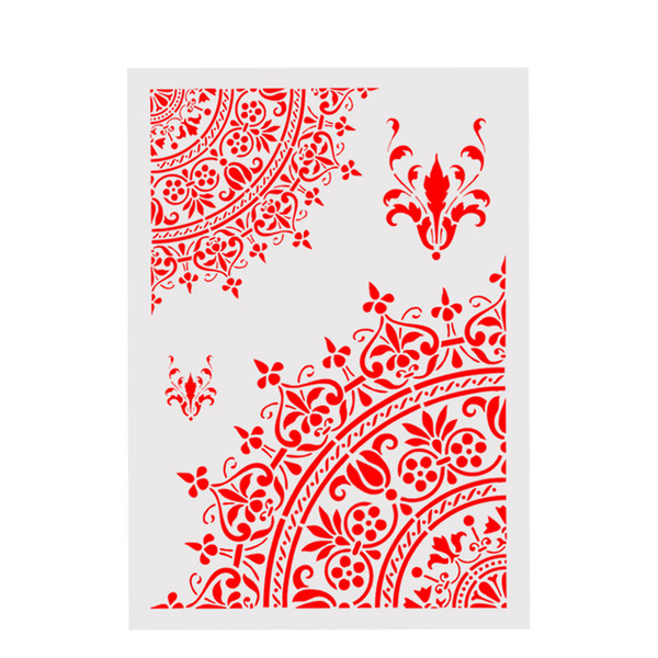 Flower Layering Stencils For Walls Painting Scrap Stamping Album Decorative Embossing Paper Card Template 3pcs