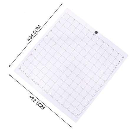 Replacement Cutting Mat Transparent Adhesive Mat With Measuring Grid 12 X 12 Inch Cutting Mat For Silhouette Plotter Machine