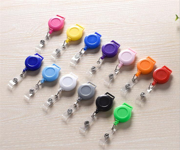 Retractable Lanyard ID Card Badge Holder Reels with Clip Keep ID Key Cell phone Safe C146