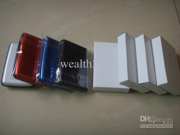 new link 300pcs/lot Newest Fashion Women Men Credit Card Holders 7 Position can be put 14pcs Card Aluminum Wallet Water Proof