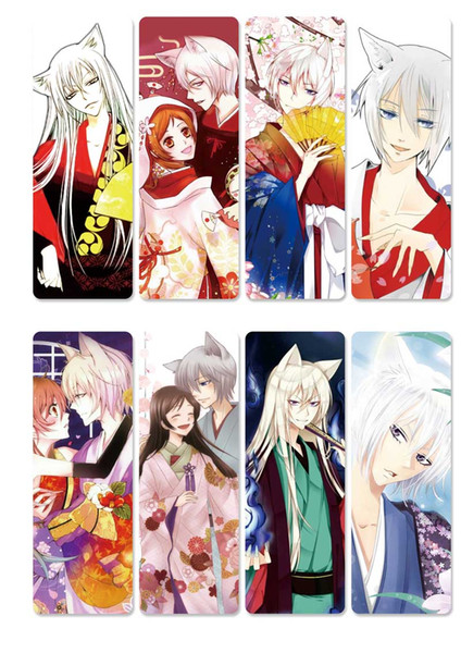 8pcs/set Anime Kamisama Kiss PVC Bookmarks Colorful Desk Accessories of Momozono Nanami/Tomoe Office & School Supplies