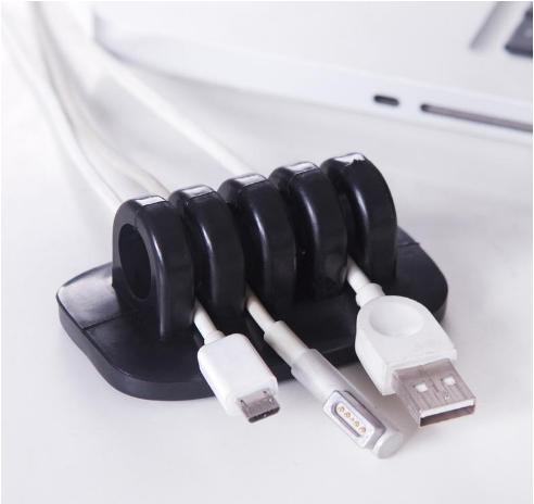 Cable Winder For Office Computer Cable Organizer Management Wire Storage Device Usb Management Device Green