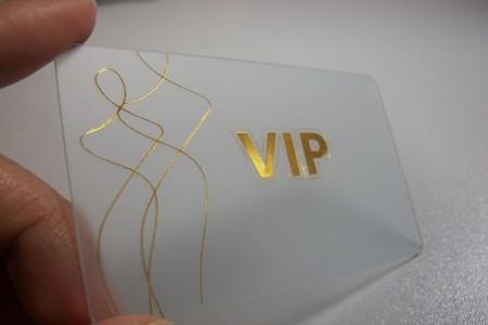 China manufacturer clear frosted business cards transparent plastic business cards