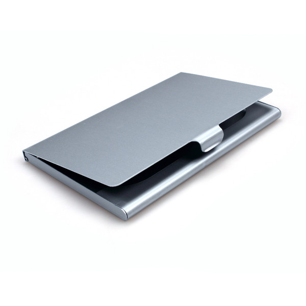 Wholesale Business Name Credit ID Card Case Holder Aluminum Business Card Holder Card Files Aluminum Silver Color