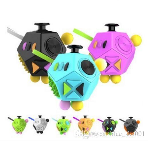 Fidget toy cube Two generation decompression magic cube anti anxiety anxiety pressure decompression magic cube 12 side square