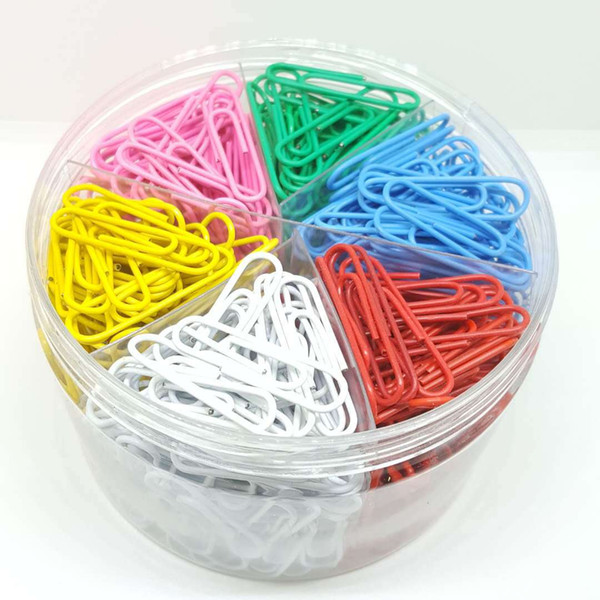 1000 pcs / lot free shipping 50mm length size Metal Office Paper clip safety pin