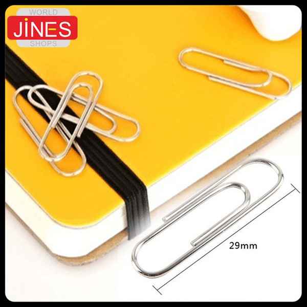 Free Shipping 200pcs/set Thick plating surface Metal Paper Clips Office School Supplies stationery For Envelope Business card