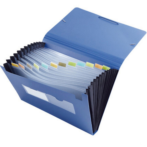 Office School Supplies Organ Bag Easy Classification Expanding Wallet File Package Folder Elastic Band A4 Size Document Sorting