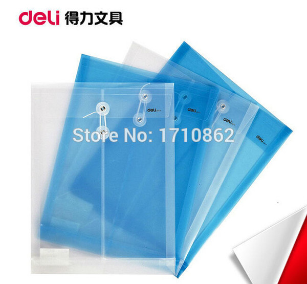 Free shipping Deli 5511 A4 file Kit clear tangled lines of office supplies-portfolio bags