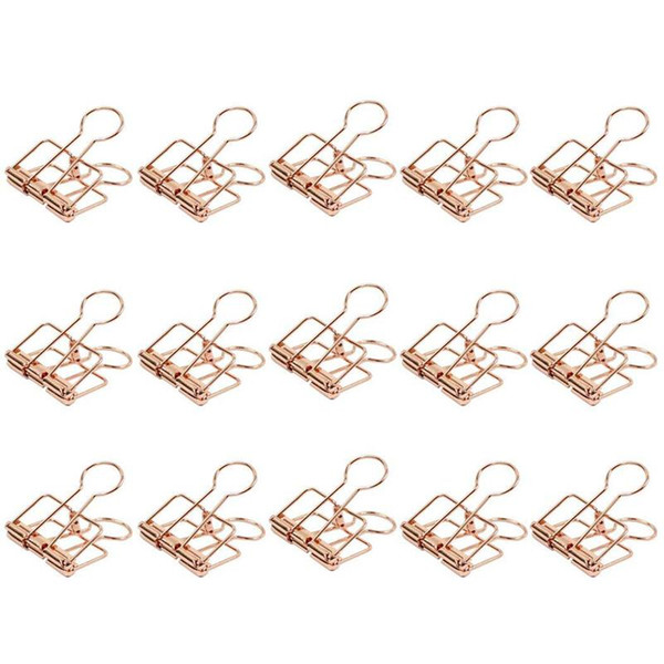 32mm pink gold drawing clip