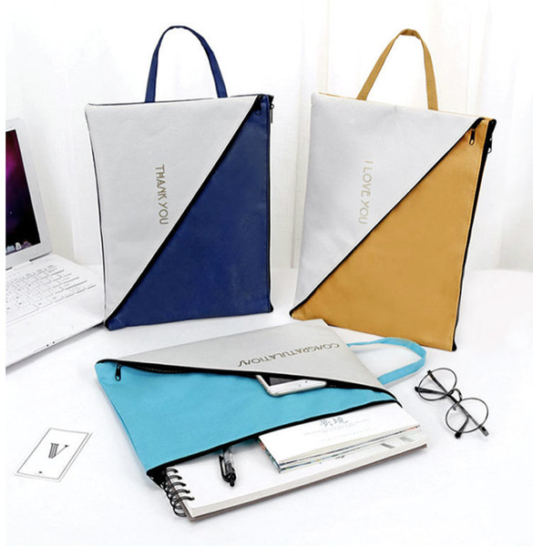 4 Colors Canvas File Folders School Supplies Office Filing Supplies File Folders for Sale Good Quality and Free Shipping