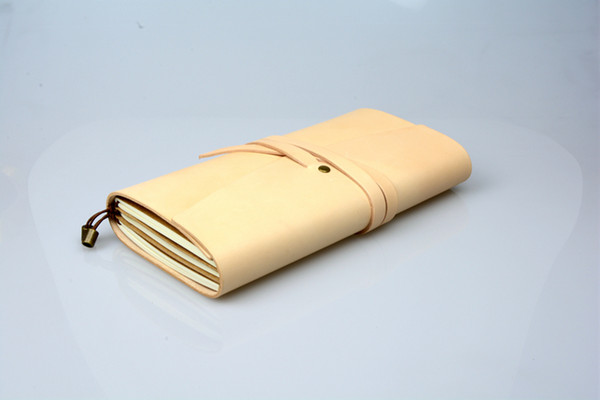 Hand- made Genuine Leather Rope Notebook Vintage Traveler's Notebook Diary Paper Genuine Leather Handmade Sketchbook TPN023