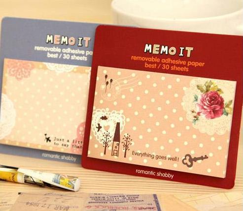 The new south Korean stationery of 2017 is cute and easy to stick to the cartoon creative pad of South Korea N times