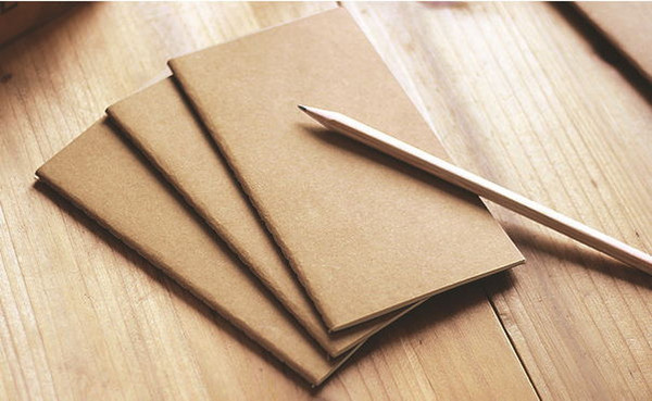 Kraft Notebook Paper Hand Copy Cover Notepads Blank Stitch Notepad kraft Cover Notebooks Daily Paper Journal Stationery