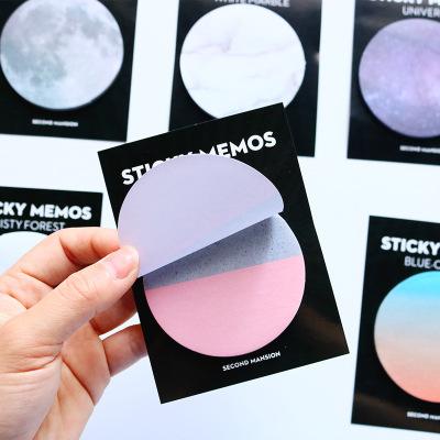 2017 new Natural Dream Series Self-Adhesive Memo Pad Sticky Notes pop up Bookmark notes School Office Supply