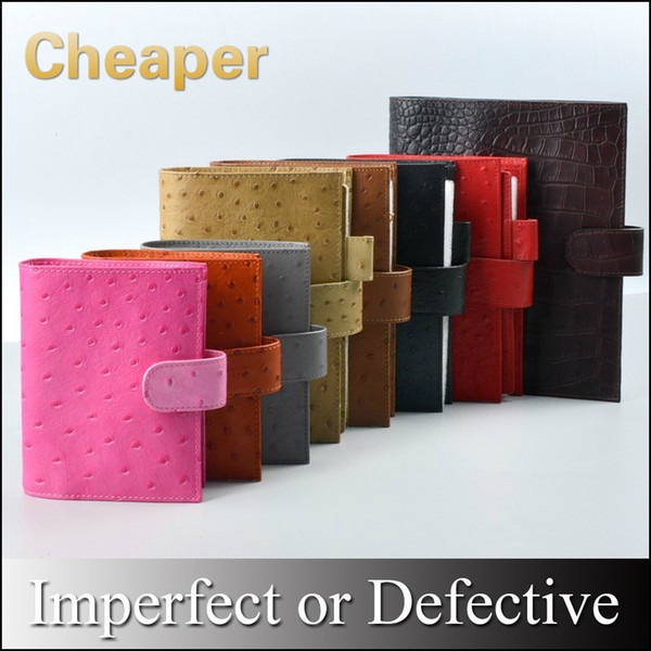 Limited Imperfect Genuine Leather Rings Notebook Binder Agenda Organizer Diary Journal Sketchbook Planner Big Pocket