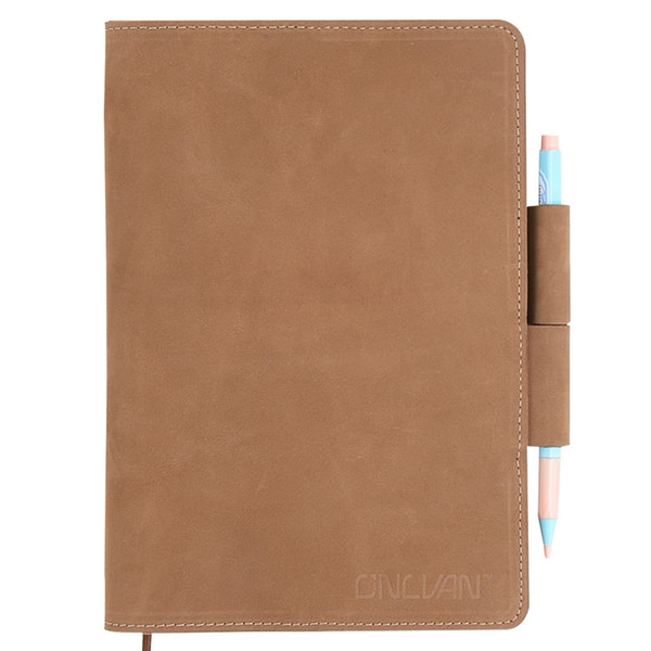 Natural Leather Notebook 100% Genuine Leather Notebook School Supplies Diary Handmade School Vantage Style