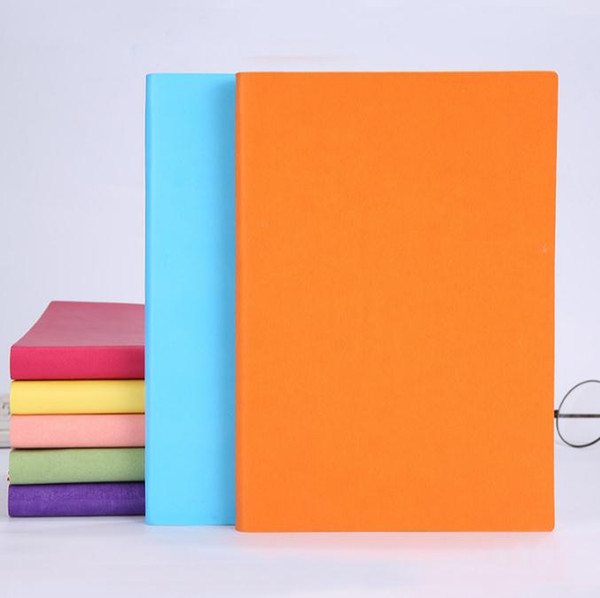 PU Notepad Student Diary Book Multi Color Notebook Kid Stationery Gift School Office Supplies SN2455