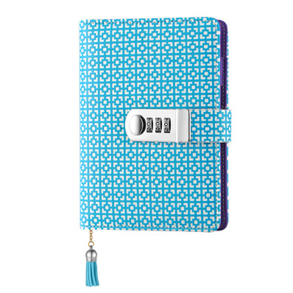 TATCAT A6 Binder Journal with Combination Lock Travel Diary Notebook (pen not included)TPN104