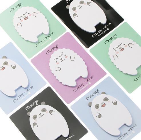 Cute Sheep & Panda Memo Pad Sticky Notes Memo Notepad School Office Supply Escolar Papelaria Gift Stationery