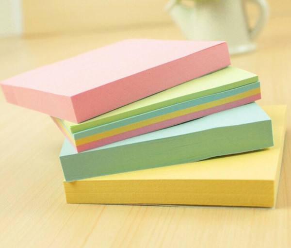 Special yellow Red, green, Blue post-it notes convenience for n 100 pieces paper office stationery Removable Self-Stick Notes