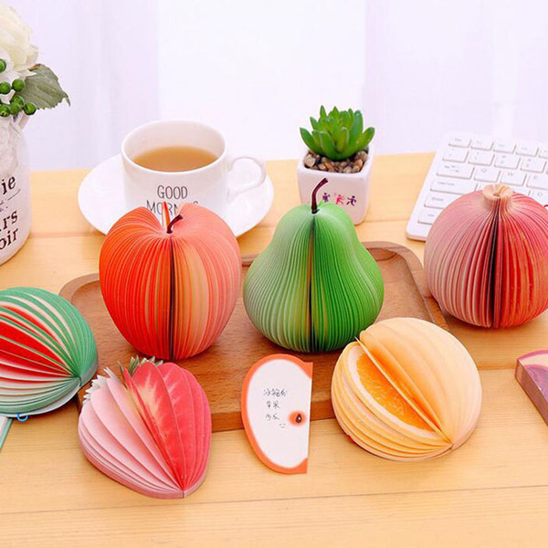 Novelty Vegetable Memo Pad Sticky Note Fruit Strawberry Post Notes Paper Notepad Message Notebook Gifts ZA5884