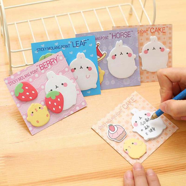 Cute 20 sets/lot Sticker Bookmark Tab Flags Memo Book Marker Sticky Notes School Office Paper Stationery New Kid Prize Gift