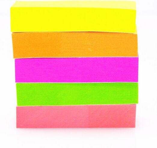 500 sheets Fluorescent paper Self Adhesive Memo Pad Sticky Notes Bookmark Point It Marker Memo Sticker Office School Supplies