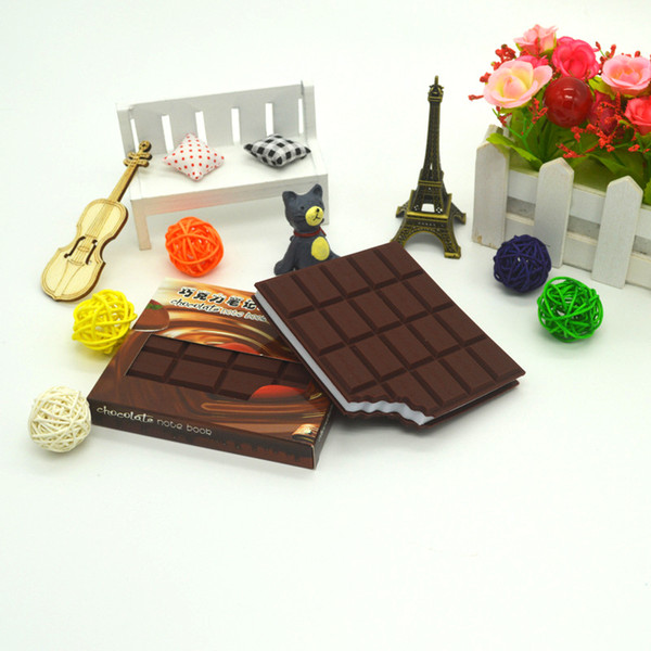 Chocolate Shape Convenient Stationery Notebook Individualized Memo Pad Diy Cover Notepad Student Stationery School Supplies