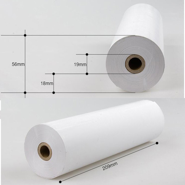 High Quality 1 Roll Fax Paper Thermal Fax Paper 210 X 30mm Bright White Smoothly Paper Office School Business Supplies